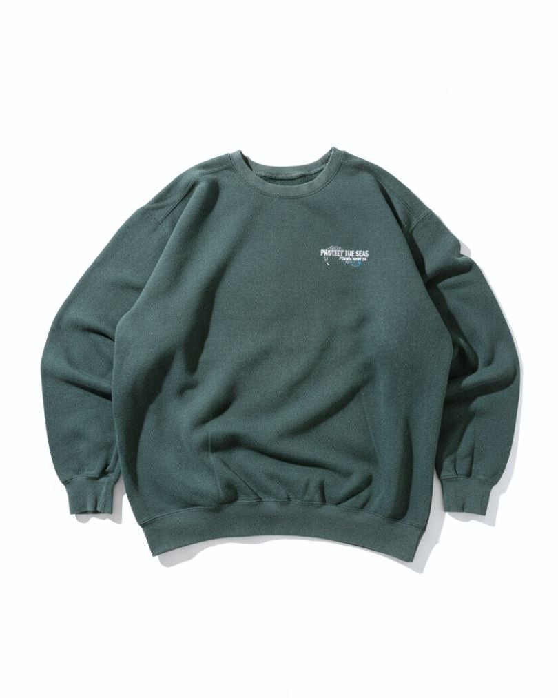 SEA シー CLEAN SWEATSHIRT クリーン スウェットトレーナー 110722417 チャコール F Ocean Minded Crewneck – Twinny