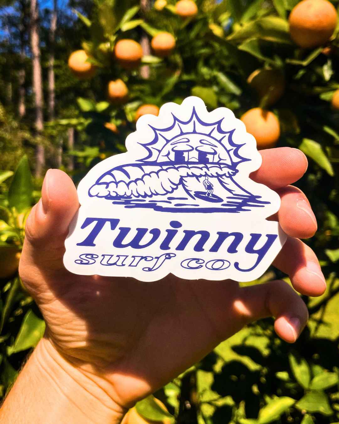 Sunny Swell Vinyl Stickers - Two Pack
